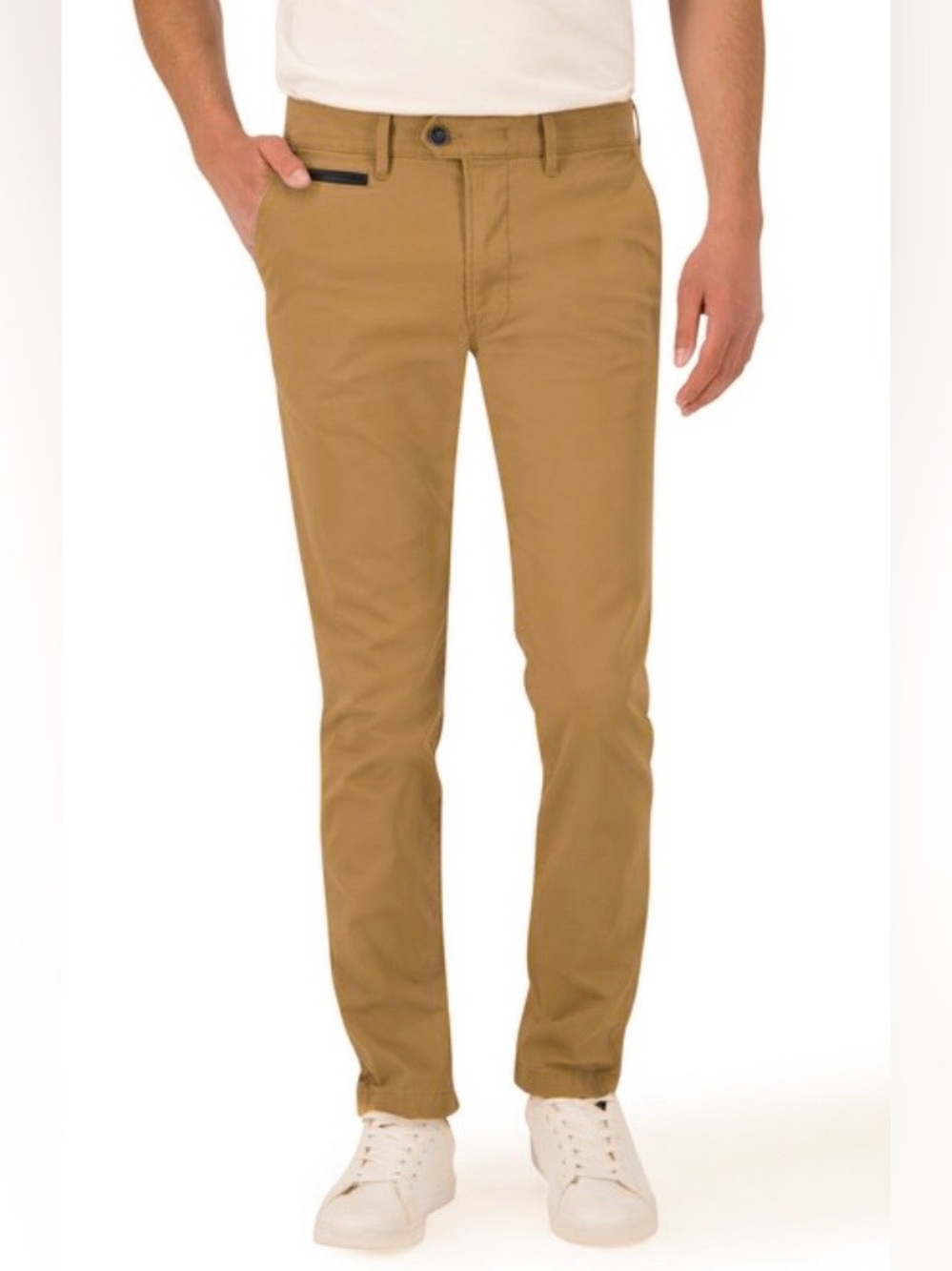 Authentic & Original Gardeur Benny-3 Cottonflex Chino Trousers Sand